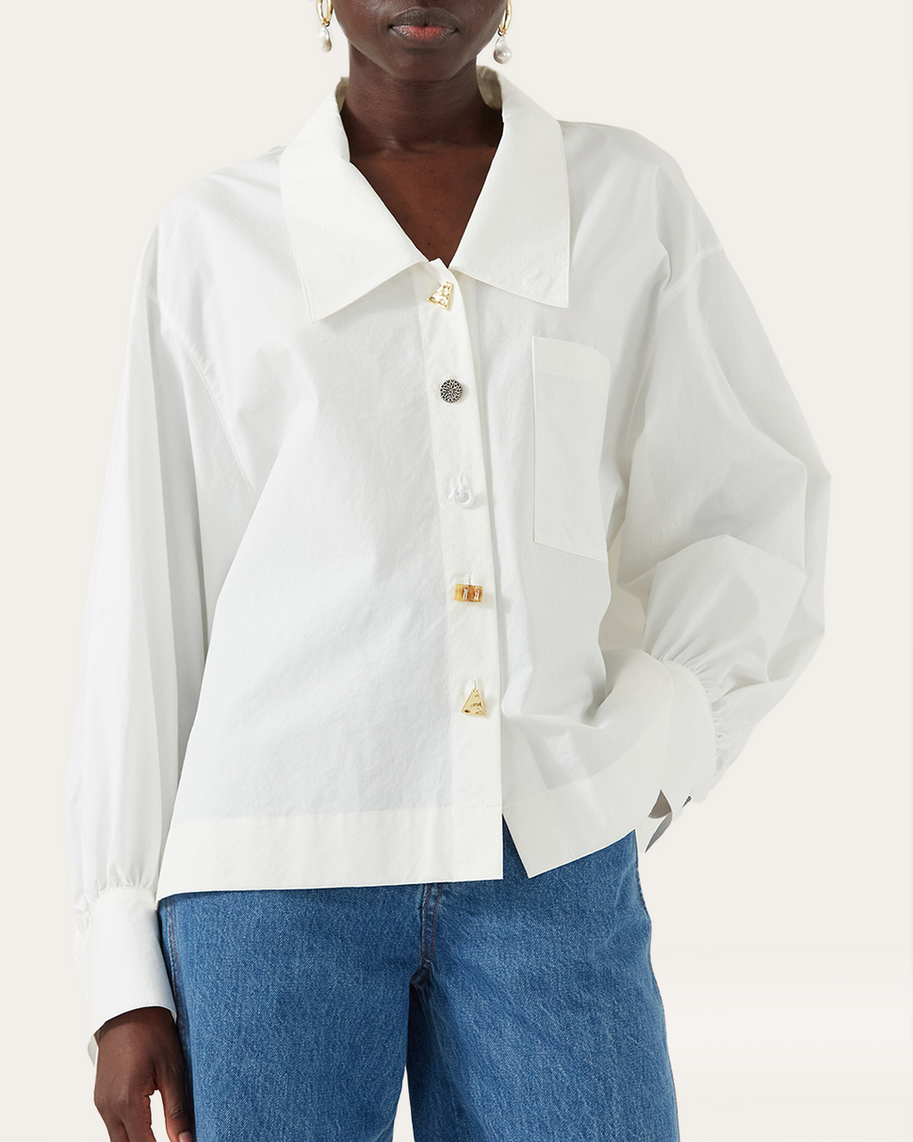 Akari Shirt Organic Cotton Off-White