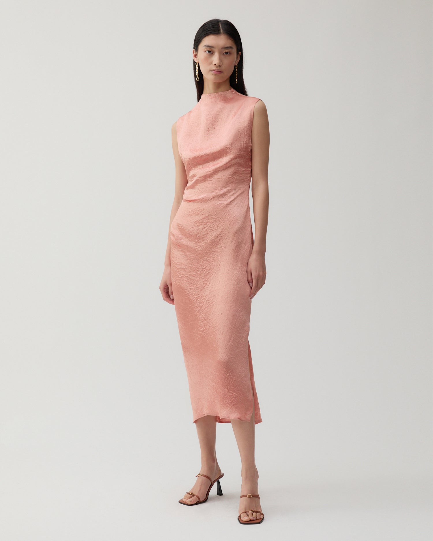 rejina pyo pink dress Most Popular NYFW Street Style Look: Rejina Pyo Greta Dress