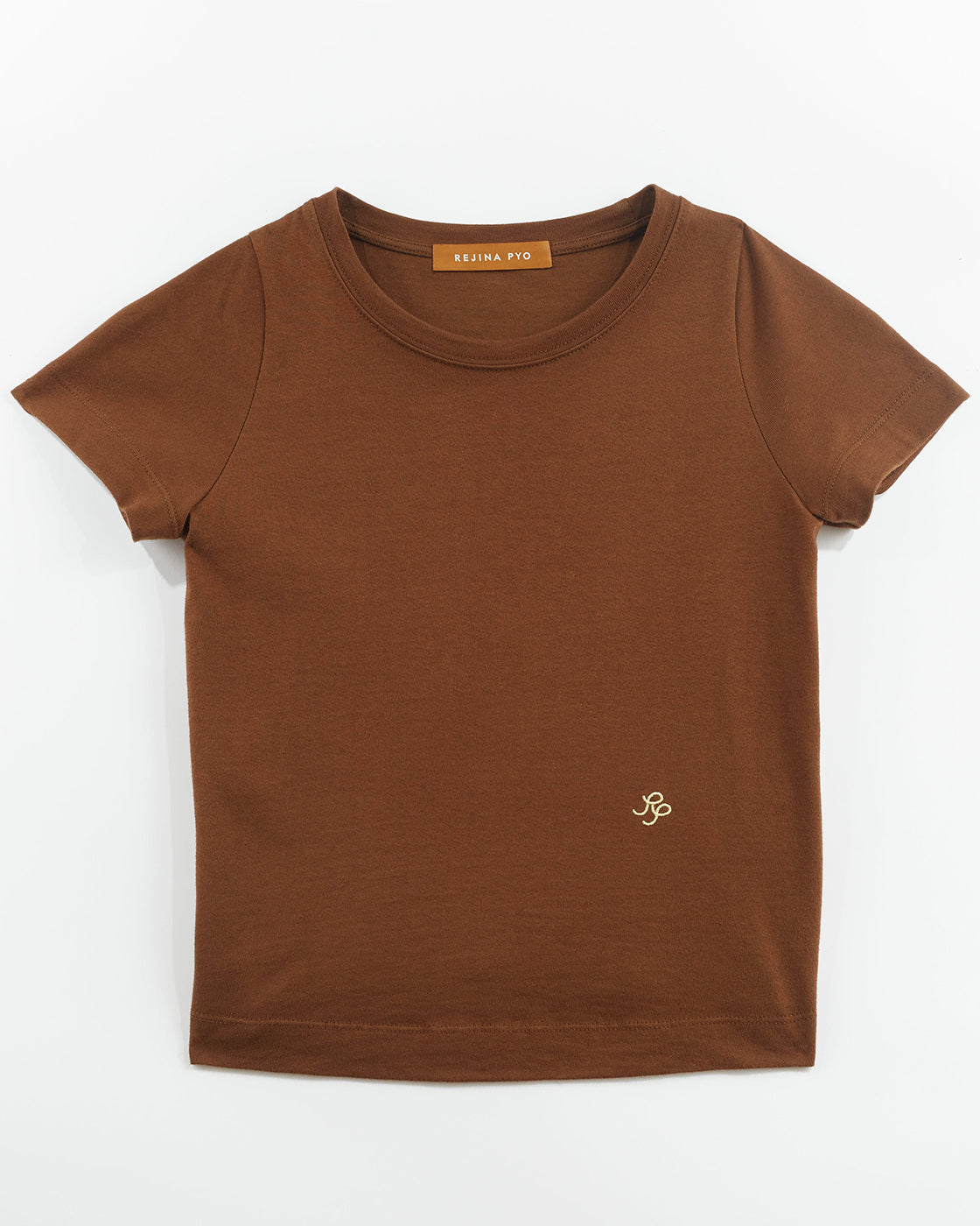 Adina T-Shirt Organic Cotton Jersey Brown