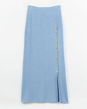 Suri Skirt Viscose Blend Blue