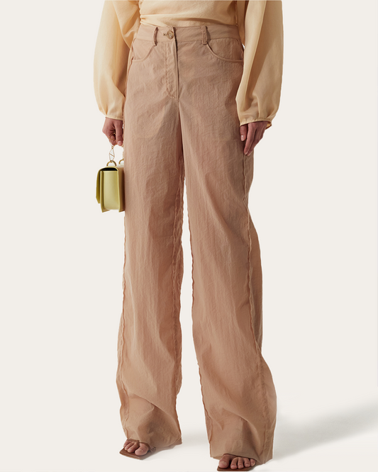 Cora Trousers Tencel Beige