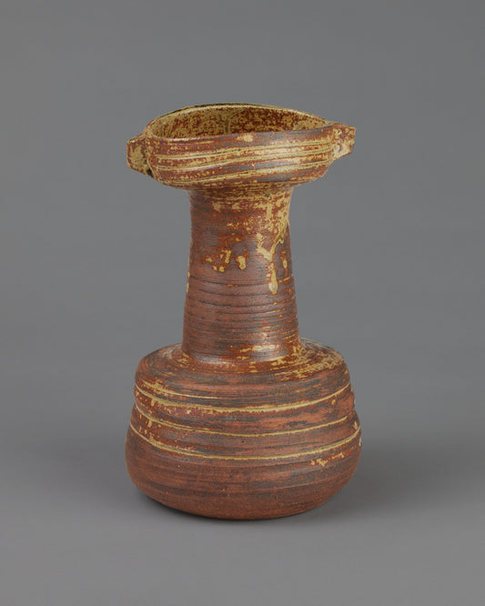 Janet Leach Tall Lugged Vase (#1217)