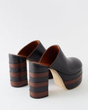 Polly Platform Nappa Leather Brown