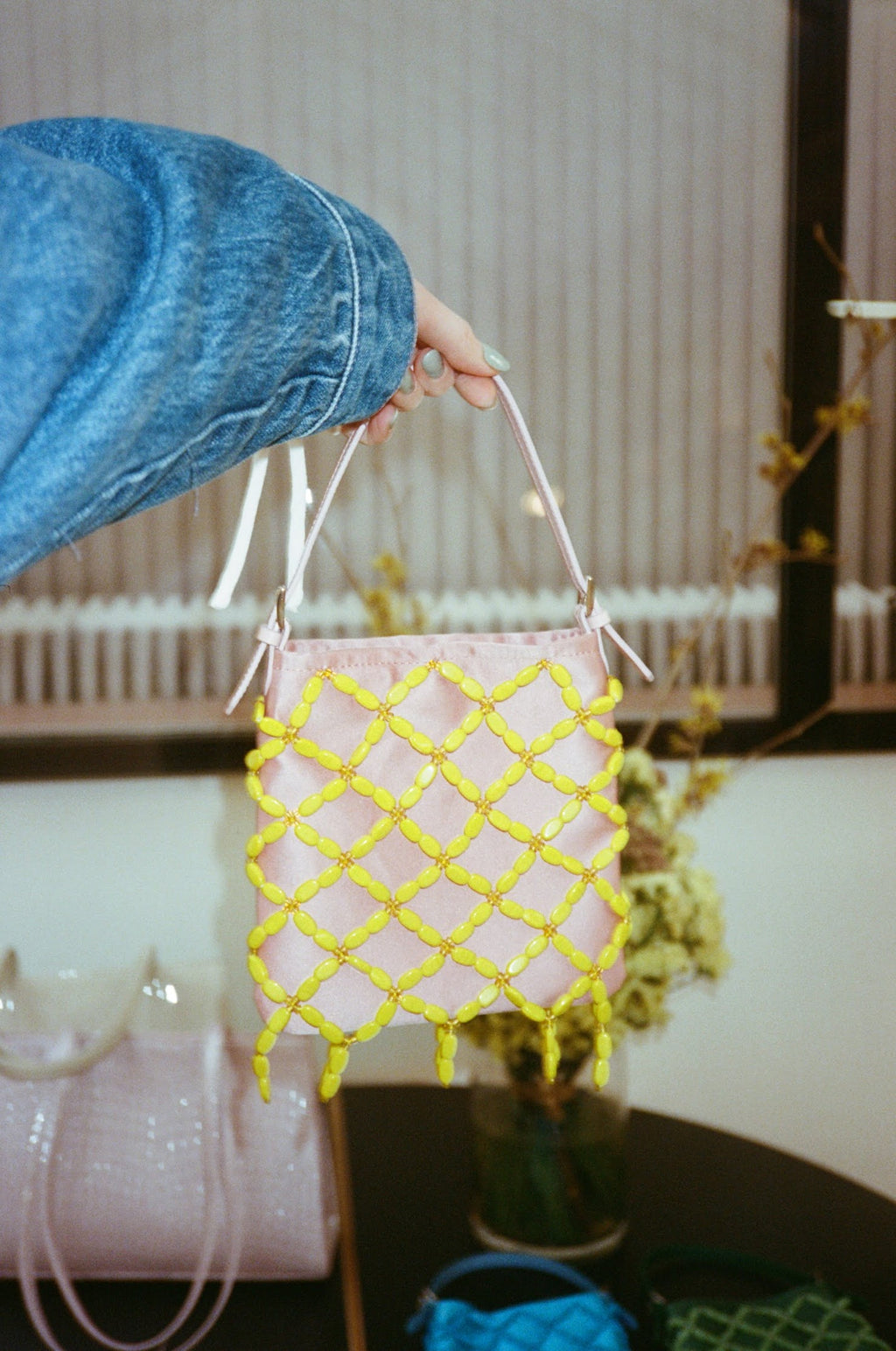 Chain Mini Bag Crinkle Butter Yellow – REJINA PYO