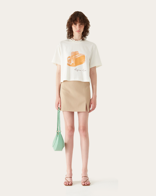 Murphy T-Shirt Organic Cotton Off-White Toast