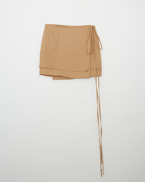 Freja Skirt Linen Beige