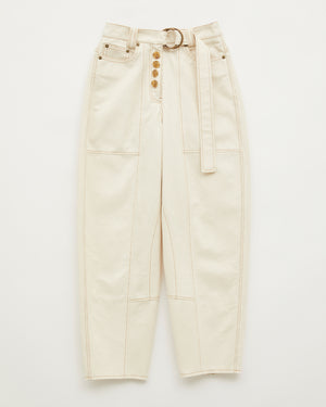 Dalia Jeans Organic Cotton Denim Ecru