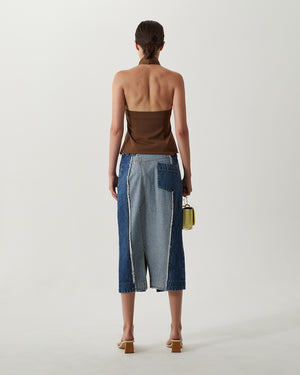 Tilda Top Stretch Tricot Brown
