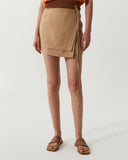 Freja Skirt Linen Beige