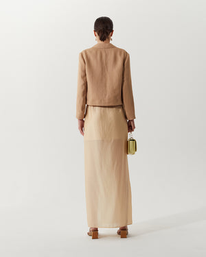 Elani Blazer Linen Beige