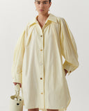 Mattie Dress Organic Cotton Poplin Butter