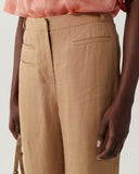 Aletta Trousers Linen Beige