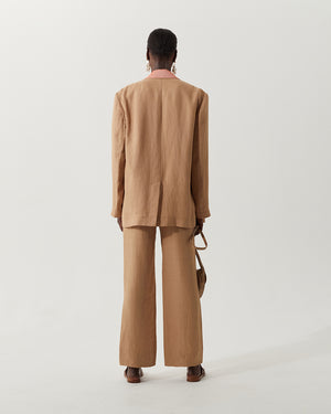 Fran Jacket Linen Beige