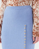 Suri Skirt Viscose Blend Blue