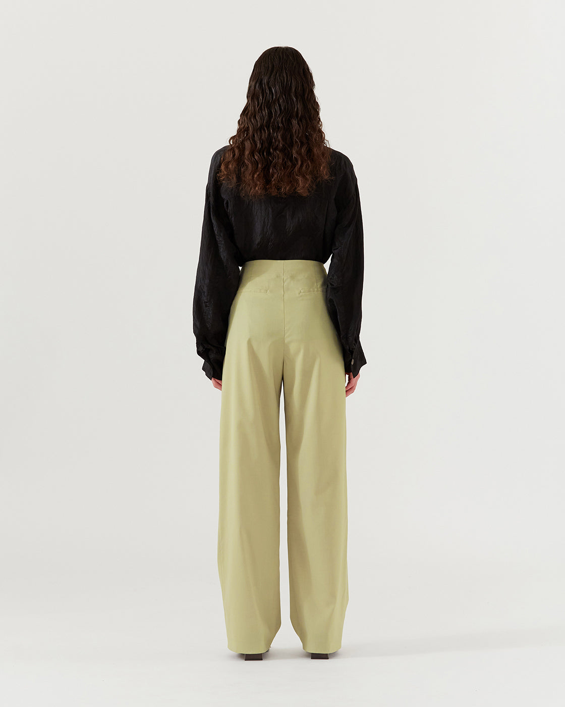Reine Trousers Tailored Suiting Sage
