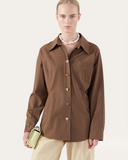 Kora Shirt Wool Blend Brown
