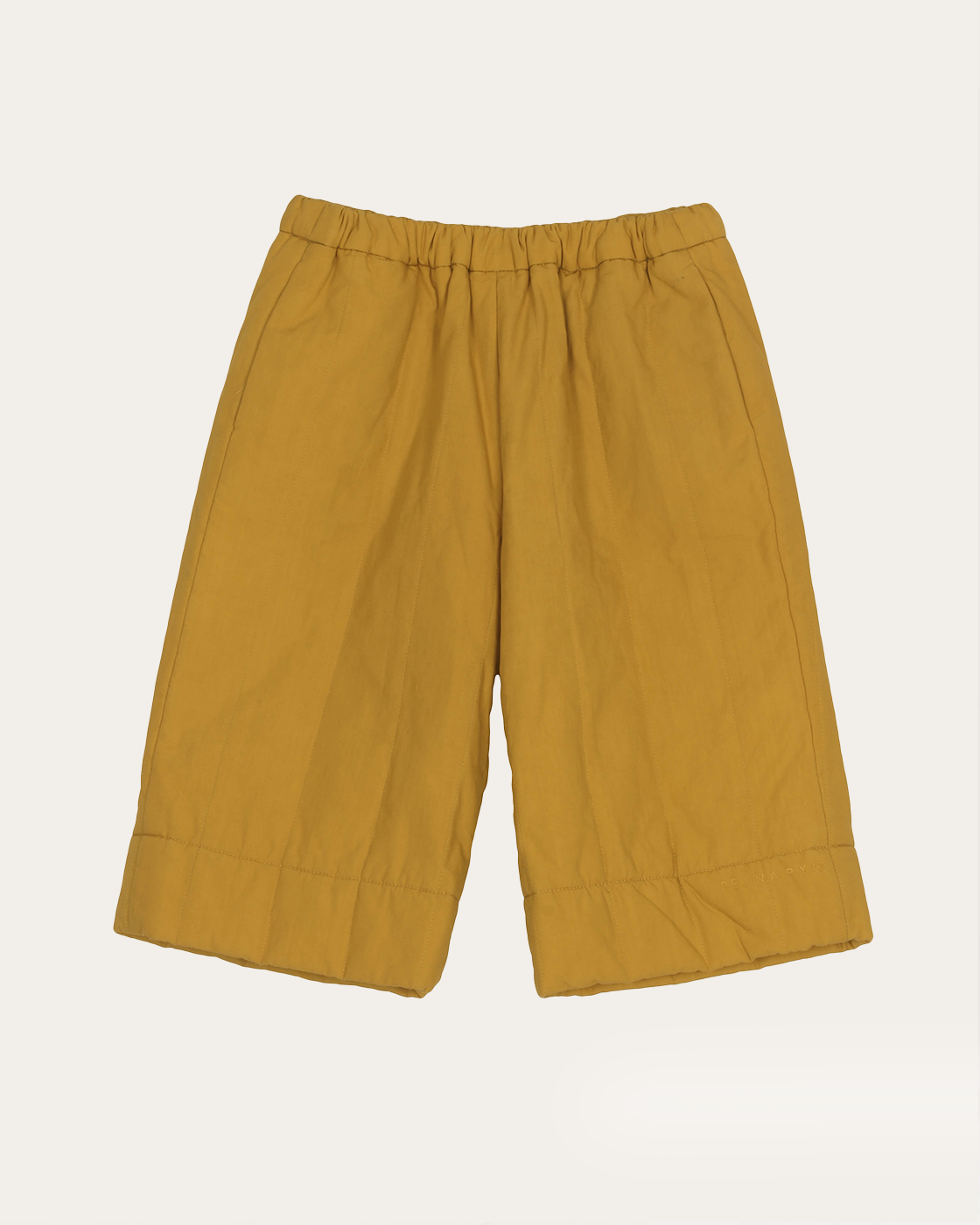 Leo Trousers Quilted Organic Cotton Mustard