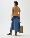 Bobbi Polo Top Alpaca Blend Boucle Beige