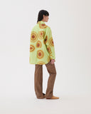 Jodie Shirt Viscose Print Circle Green