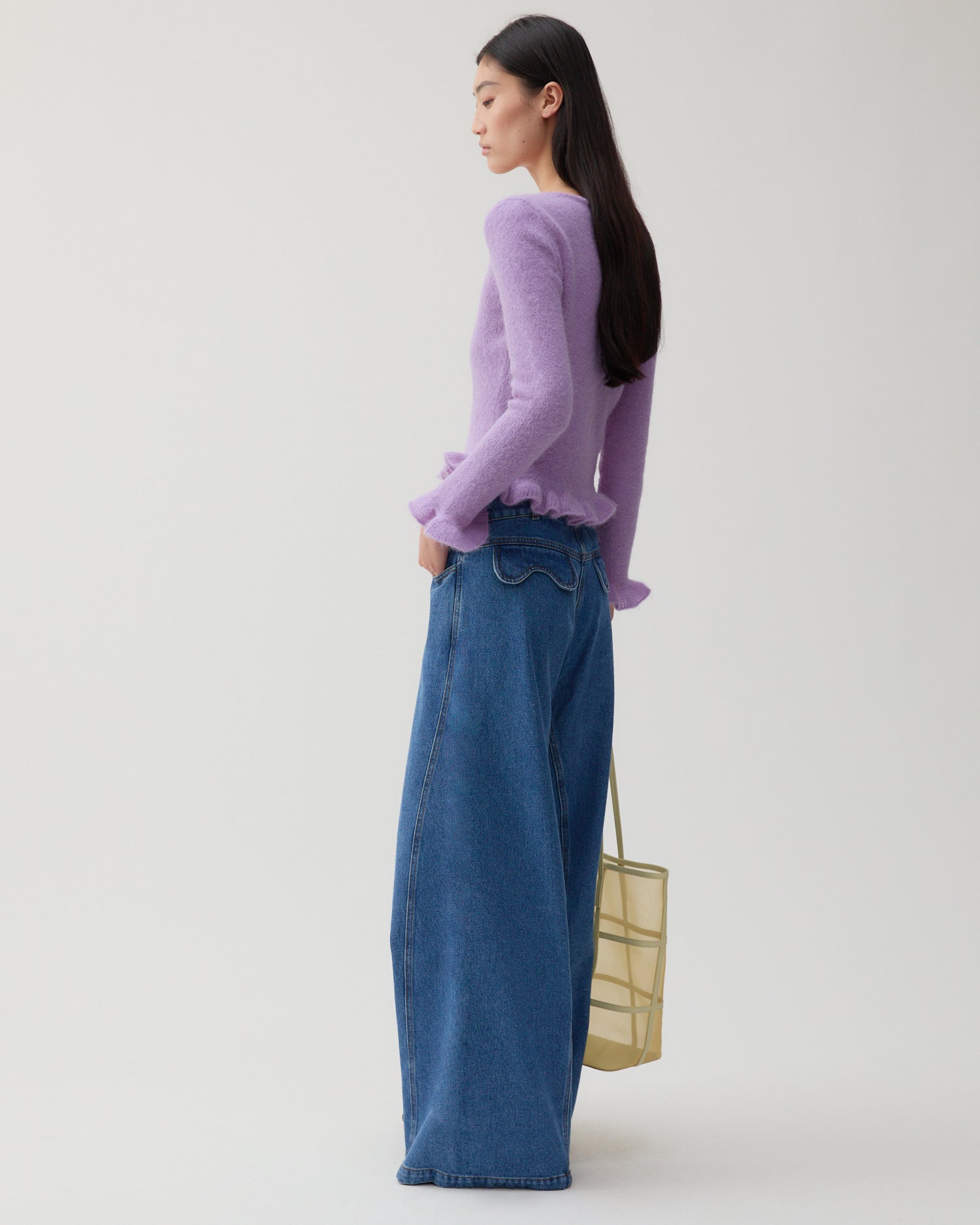 Savie Cardigan Alpaca Blend Lilac – REJINA PYO