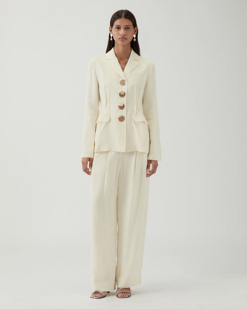 Etta Jacket Viscose Off-White