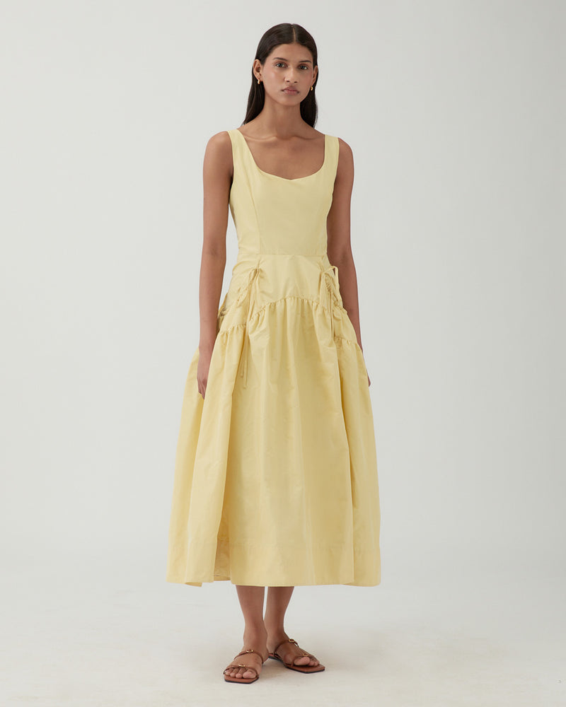 Erica Dress Taffeta Yellow