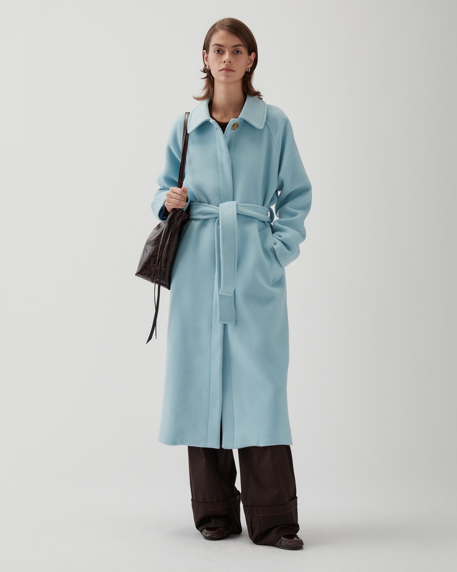 Alice Coat Wool Blue – REJINA PYO