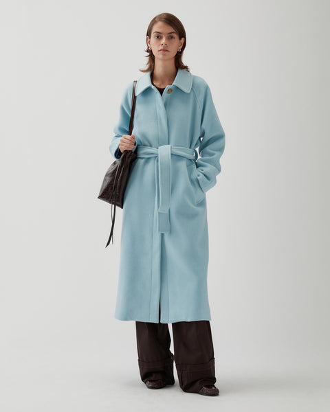 Alice Coat Wool Blue – REJINA PYO