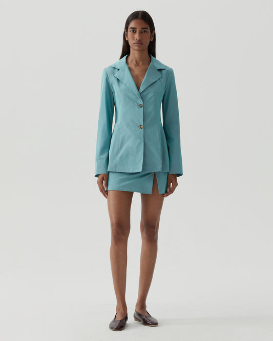 Anni Jacket Taffeta Blue