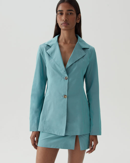 Anni Jacket Taffeta Blue