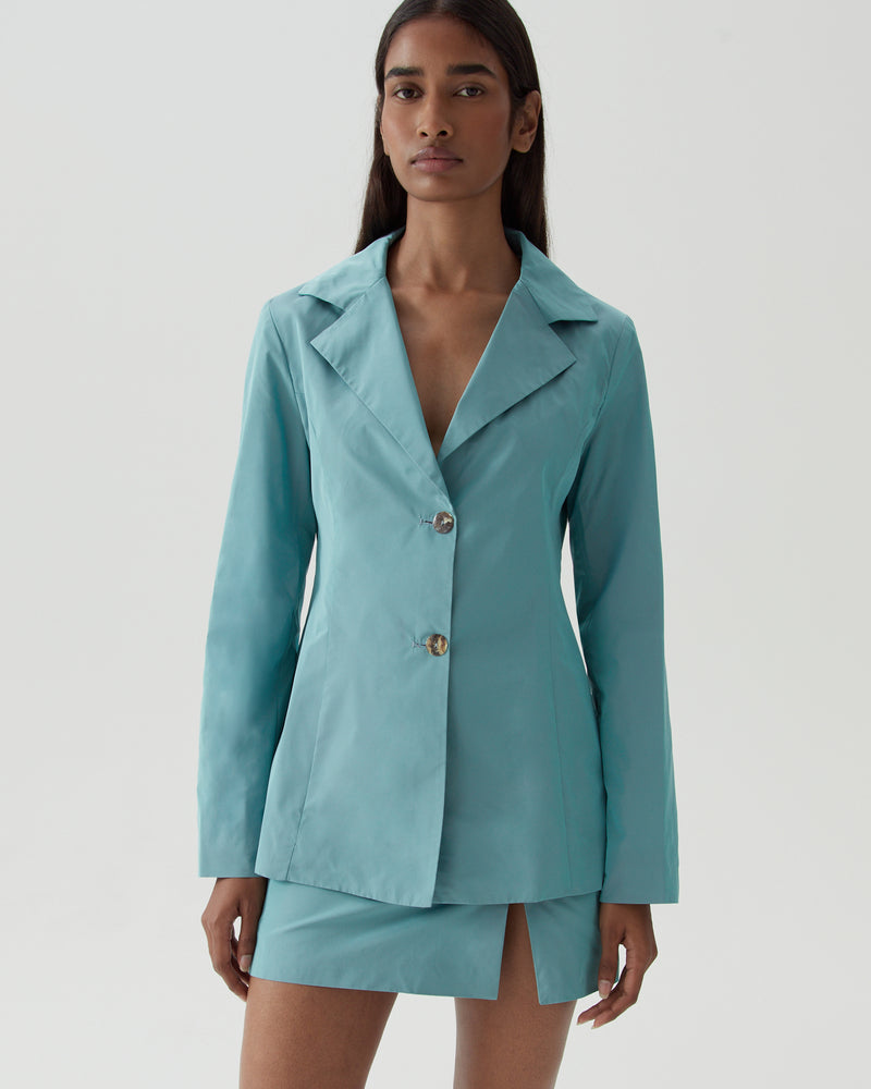 Anni Jacket Taffeta Blue