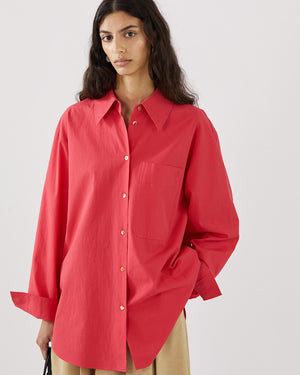 Caprice Shirt Organic Cotton Red