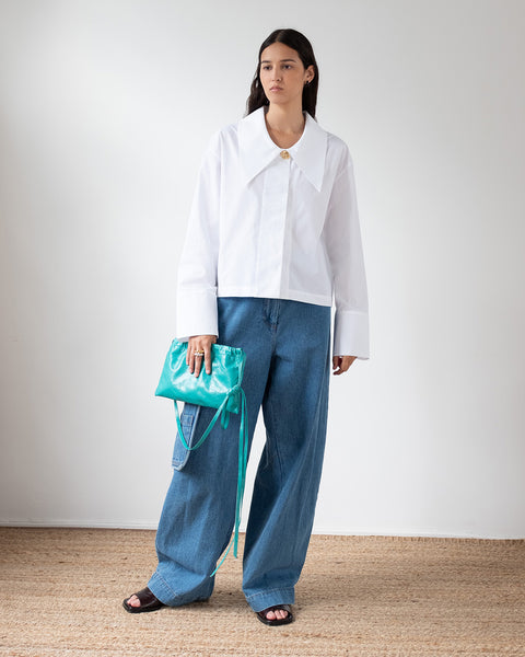 Riley Shirt Organic Cotton Off-White – REJINA PYO