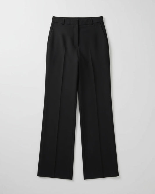 Cathy Trousers Wool Suiting Black