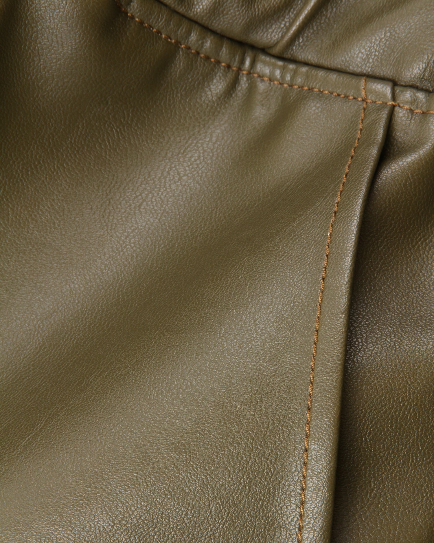 Noemi Trousers Faux Leather Green
