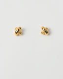 Cross Earrings Gold Plated