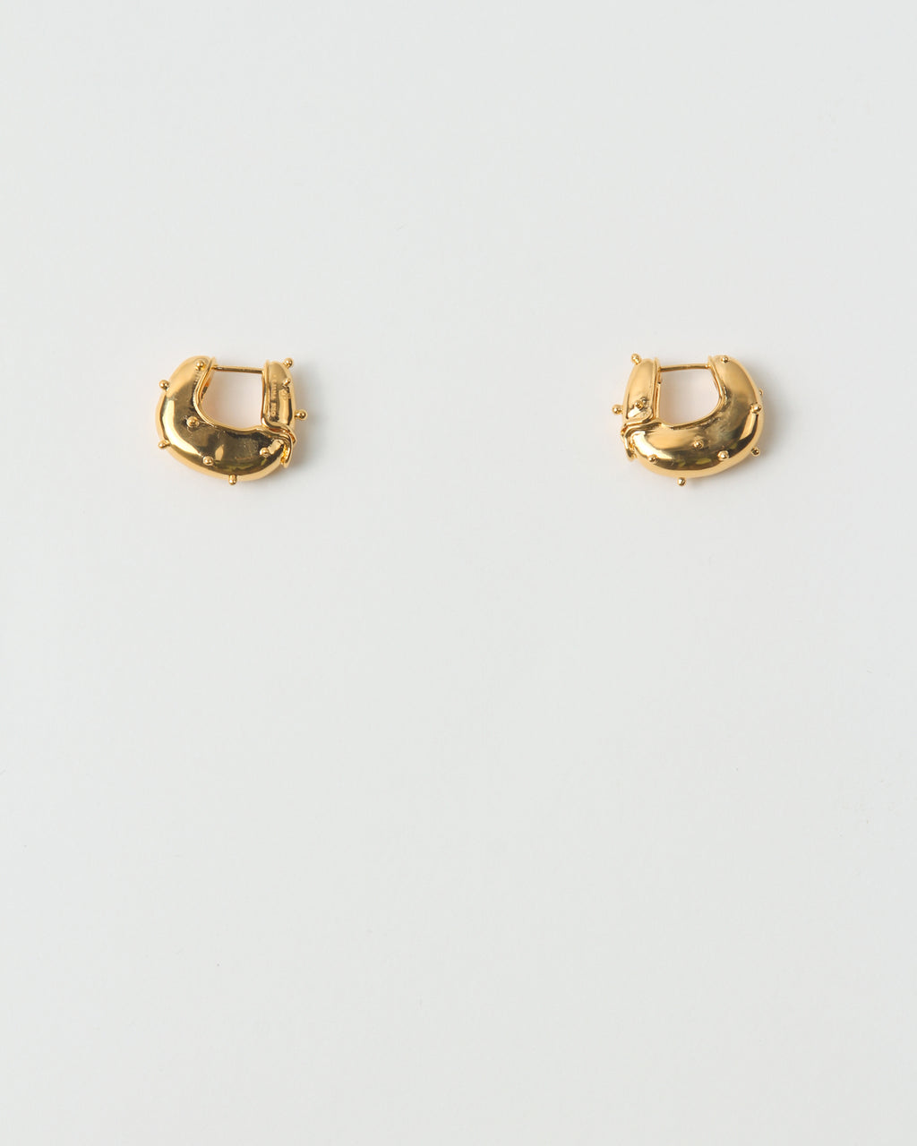 Iris Hoop Earrings Gold Vermeil