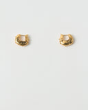 Iris Hoop Earrings Gold Vermeil