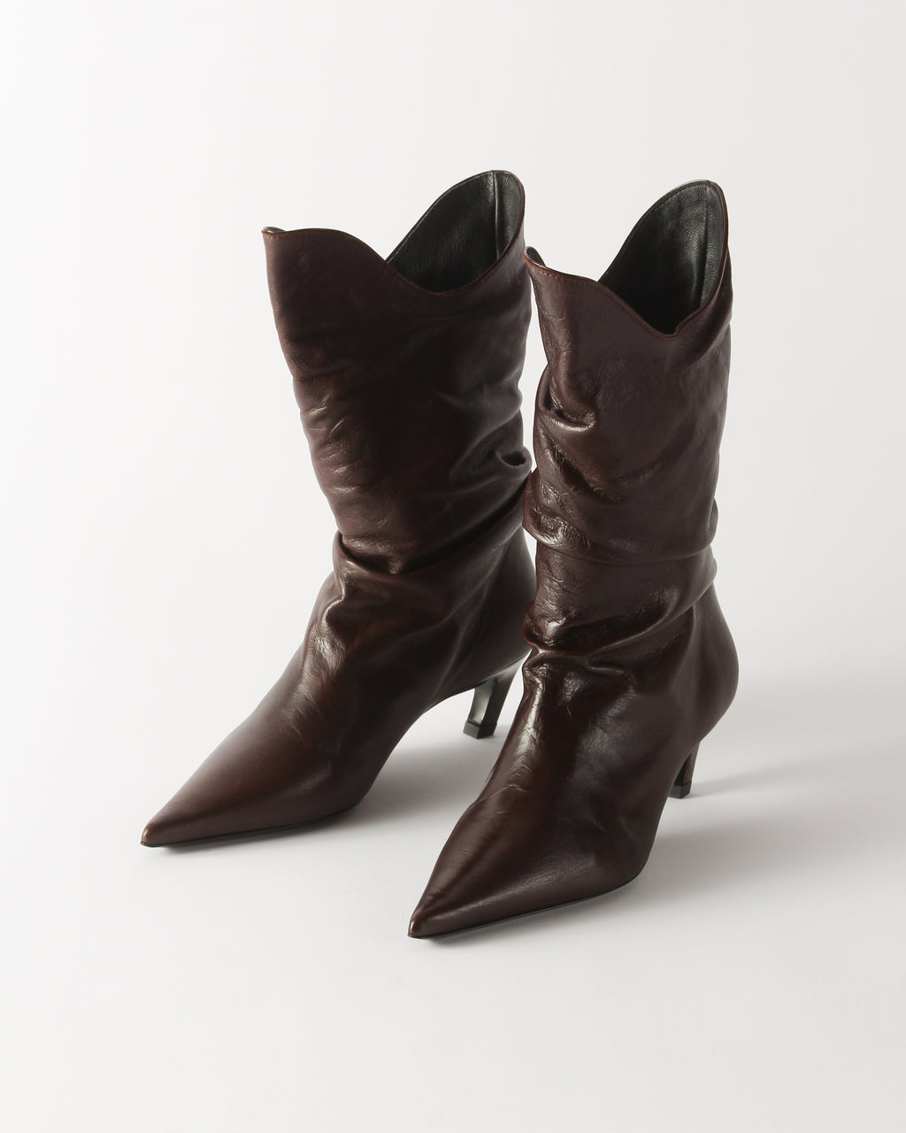 Slouchy Boot Leather Cappuccino