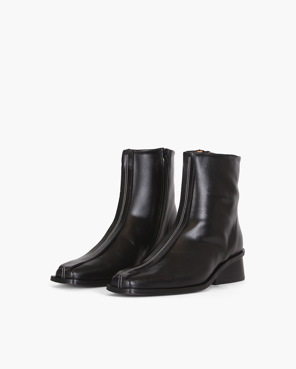 Miki Boot 35mm Leather Black