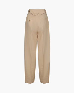 Eunah Trousers Wool Blend Butter - Special Price