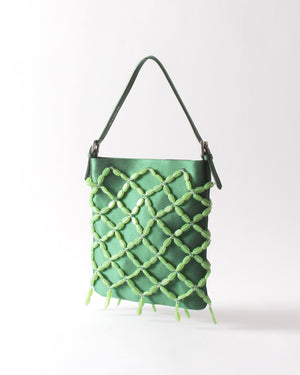 Frida Bag Silk Satin Green