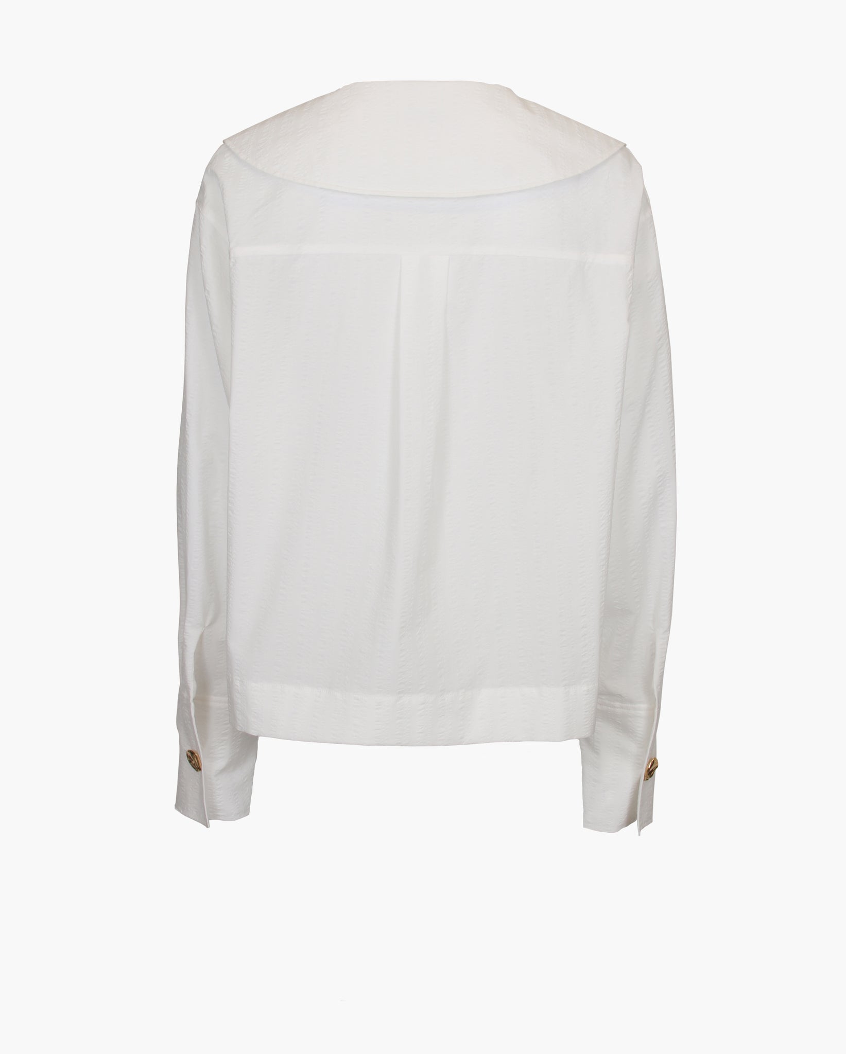 Elliot Shirt Cotton Seersucker Off-White