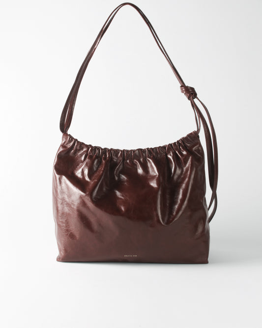 Felix Crossbody Tote Leather Moka