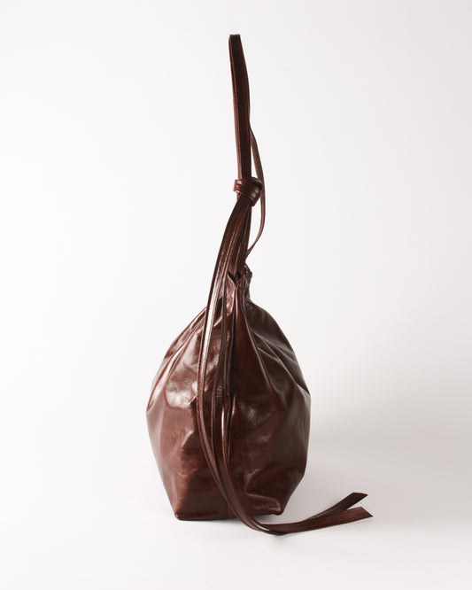 Felix Crossbody Tote Leather Moka