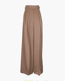 Carter Trousers Wool Blend Twill Brown
