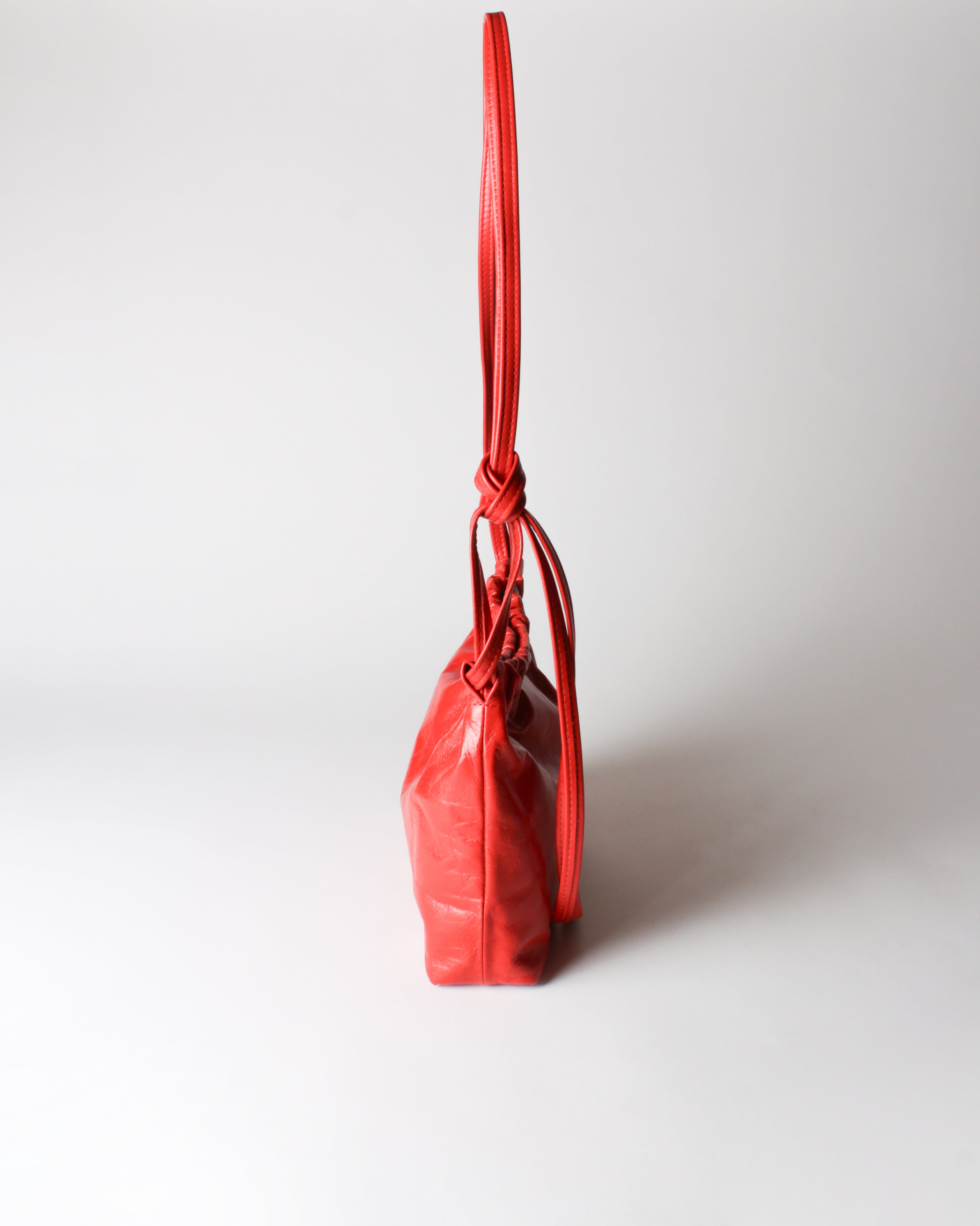 Camila Crossbody Tote Leather Red – REJINA PYO