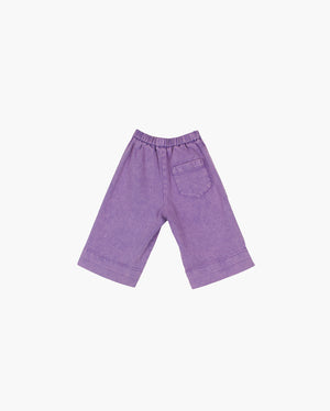 Leo Trousers Organic Cotton Denim Purple