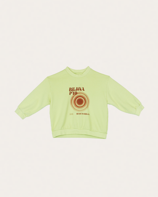 Luka Sweatshirt Organic Cotton Lime