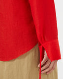 Saskia Shirt Tencel Blend Red